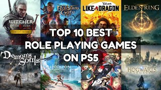 Top 10 Best Role Playing Games RPG On PS5  2023  Updated [upl. by Aisa]