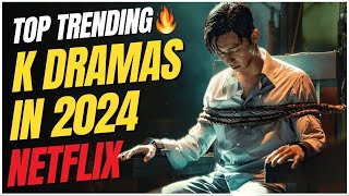 New Trending🔥 7 Awesome K Dramas on Netflix In 2024 [upl. by Nevyar209]