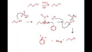 Reactions of Alcohols with SOCl2 and PBr3 [upl. by Eki224]