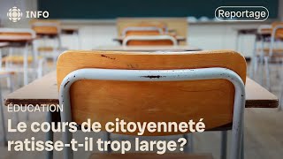 Le nouveau cours de Culture et citoyenneté québécoise soulève des craintes [upl. by Ahsinehs]