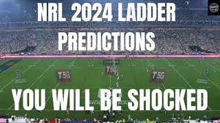 NRL 2024 LADDER PREDICTIONS [upl. by London]