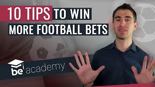 10 tips on how to win more football bets [upl. by Clem]