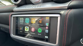 Ferrari California T Apple Carplay [upl. by Laved62]