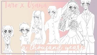 Taro X Osana  A Thousand Years  Animatic of Yandere Simulator [upl. by Pasol]