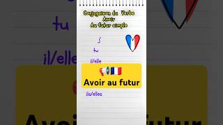 Conjugaison  Verbe Avoir au Futur Simple [upl. by Eimoan]