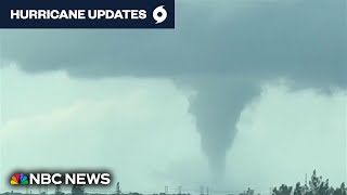 Tornadoes touch down in Florida ahead of Milton’s landfall [upl. by Layney780]