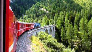 Albula a very short sequence of a spectactular train ride [upl. by Alegnaoj466]