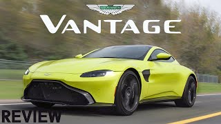 2019 Aston Martin Vantage Review  Fast Loud and Green [upl. by Hillinck340]