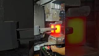 Forging Steel Billets Style forging machines [upl. by Nymassej]