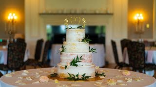 Making a 4 Tier Semi Naked Wedding Cake and Cake Stacking [upl. by Michal]