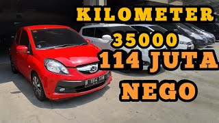 MOBIL BEKAS HONDA BRIO TIPE E MATIC TAHUN 2014 [upl. by Griswold694]