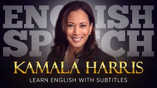 ENGLISH SPEECH  KAMALA HARRIS We’re not going back English Subtitles [upl. by Wyn]