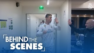 PSG 12 Real Madrid  RONALDO amp HIS TEAMMATES IN THE DRESSING ROOM Celebrations [upl. by Obola]