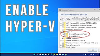 How to Enable HyperV in Windows 11 [upl. by Scully]