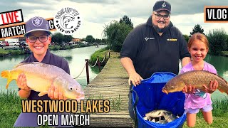 WESTWOOD LAKES OPEN MATCH  LIVE MATCH FISHING  BAGUPTV AUGUST 2023 [upl. by Mika654]