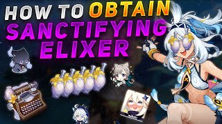 All 5 Ways To Obtain Sanctifying Elixer  Genshin Impact Update V50 [upl. by Adnirim]