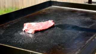 How to cook perfect steak on a blackstone griddle [upl. by Esmeralda]