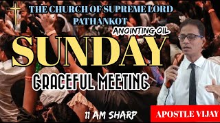 SUNDAY ANOINTING OIL BLESSED MEETING II WITH II MAN OF GOD II APOSTLE VIJAY II 13 OCT 2024 [upl. by Merrill929]