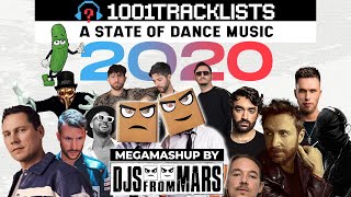 Djs From Mars  1001Tracklists A State Of Dance Music 2020 Megamashup Mix 50 Tracks In 12 Minutes [upl. by Nolrev]