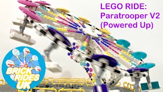 LEGO Ride  PARATROOPER V2 Powered Up  Amusement Park Model [upl. by Anreval]