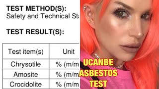 Ucanbes Asbestos TEST RESULTS of My Collaboration Palette [upl. by Laughry553]