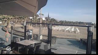 Webcam Lanzarote  Live Stream from the Beachbar in Costa Teguise [upl. by Niwle]