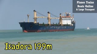 Isadora 199m Cargo Ship In St Clair River Great Lakes [upl. by Lobiv]