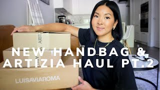 NEW HANDBAG UNDER 1500  ARITZIA CLIENTELE amp LUISAVIAROMA HAUL [upl. by Drue538]