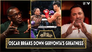 quotGervonta Tank Davis is a starquot  Oscar De La Hoya Talks Tanks Greatness amp Ryan Garcia vs Tank 2 [upl. by Ikuy]