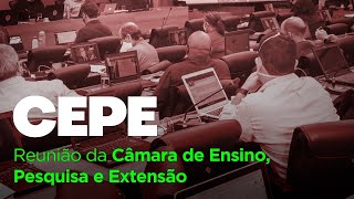 393ª Reunião da Câmara de Ensino Pesquisa e Extensão CEPE  05092023  10h [upl. by Dalton]