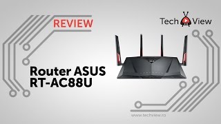 Router ASUS RTAC88U  TechViewro [upl. by Dannel662]