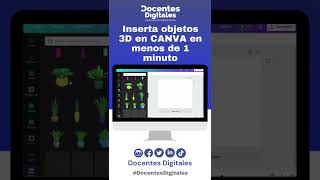 Inserta objetos 3D en CANVA en menos de 1 minuto [upl. by Jada58]