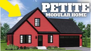 SMALLER 2 STORY modular home with LOTS of OPPORTUNITY Prefab House Tour [upl. by Yerrok]