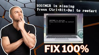 How to fix BOOTMGR is missing Press CtrlAltDel to restart Press ctrlaltdel to restartcs tech [upl. by Eyoj123]