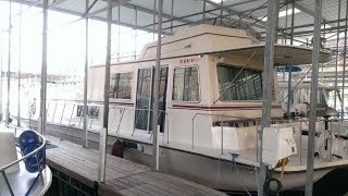 1987 Harbor Master 52 House Boat 52 X 14 [upl. by Bertrando342]