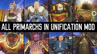 Unification Mod New 69 All PRIMARCHS units showcase  Warhammer 40K Dawn of War Soulstorm [upl. by Lotsirhc]