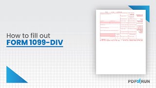 How to Fill Out Form 1099DIV Dividends and Contributions  PDFRun [upl. by Ennael]