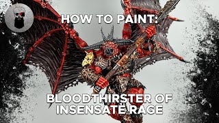 Contrast How to Paint BLOODTHIRSTER OF INSENSATE RAGE [upl. by Kipp449]