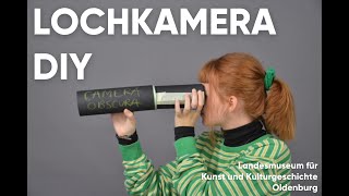 Von der Chipsdose zur Lochkamera Wir bauen eine Camera Obscura [upl. by Hayouqes452]