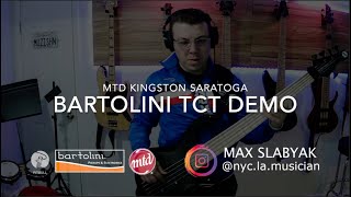 Bartolini TCT preamp  MCT3MC demo on the MTD Kingston Saratoga [upl. by Gefen907]