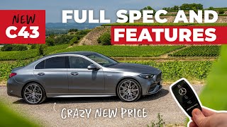 The all new C43 AMG Full specs features and INSANE price increase [upl. by Idaf]