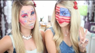 How NOT to Wear Makeup  Fourth of July [upl. by Macdonell]