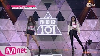 Produce 101 Perfect Singing and Dancing MampH Oh Seo Jung Kim Chung Ha  ♬24 Hours EP02 20160219 [upl. by Esoj]