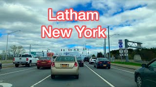 Driving Latham NY Watervliet NY  Troy New York on Rt 2 [upl. by Siusan]