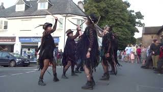 Beltane Border Morris  Huntress  Chagford  3 Aug 23 [upl. by Erena]