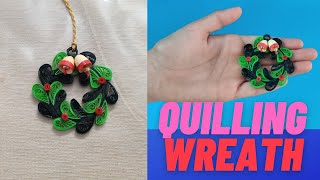 Creative Quilling Ideas How to Make a Quilling Wreath [upl. by Kina349]