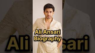 Ali Ansari Biography aliansari kaffara aliansarinewvideo kaffaradrama hindiserialgossips [upl. by Adyam873]