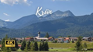 Krün Bavaria  Sunny Afternoon Walk around a Charming Bavarian Village  4K 60fps [upl. by Henrieta]