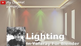 Lighting In Yafaray For Blender [upl. by Anelak392]