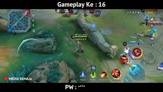 Media Remaja Gameplay Hero Granger Mobile Legends  16th match [upl. by Kado316]